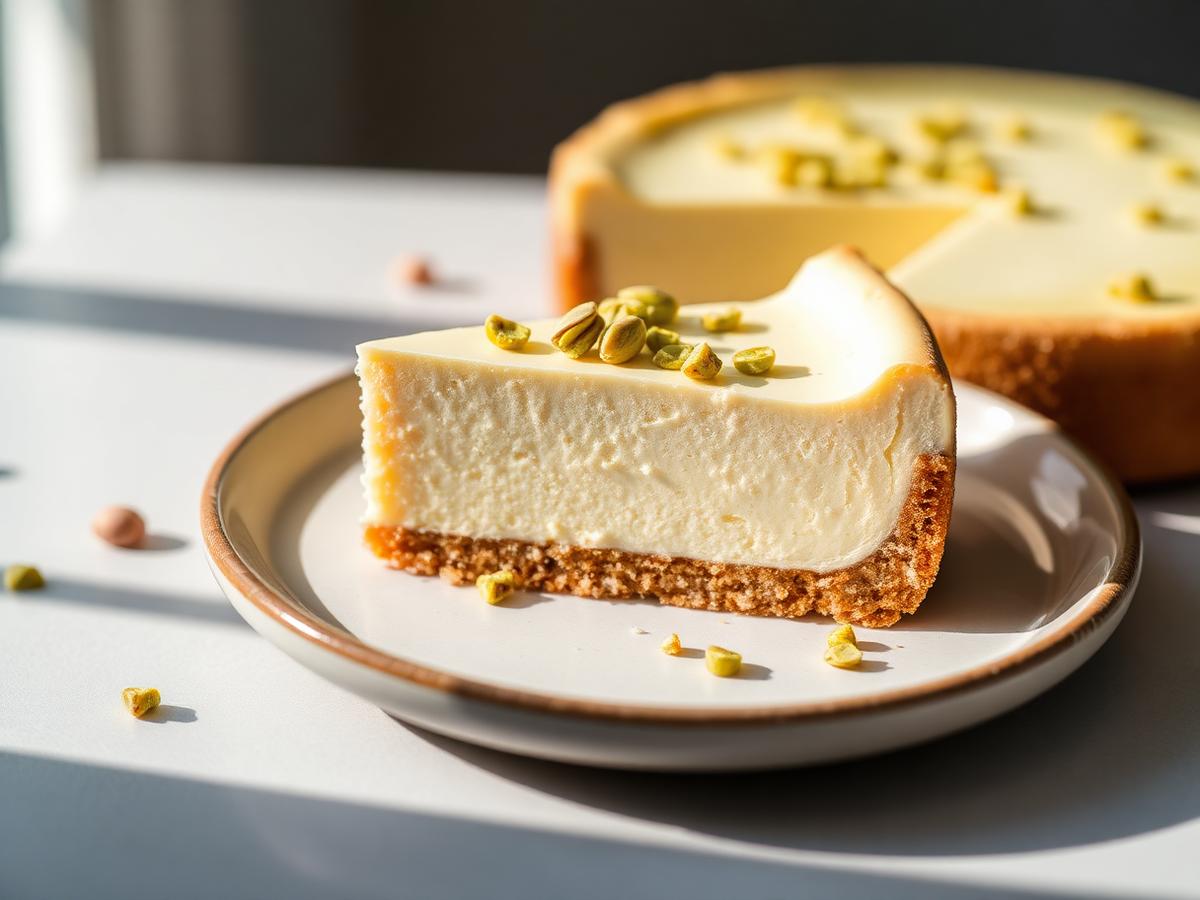 Cheesecake cu fistic de Bronte – rețetă cu produse Alla Corporation