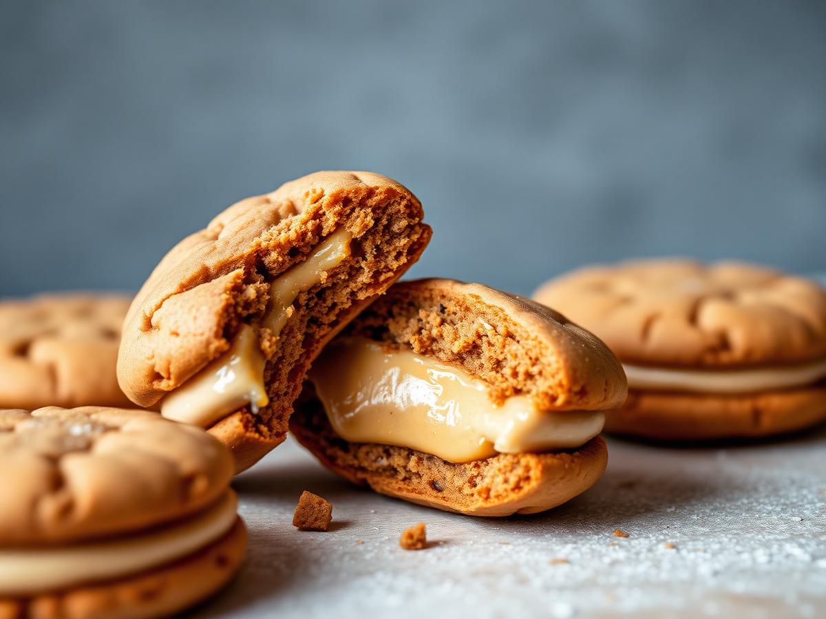 Cookies umplute cu cremă Biscoff – rețetă cu produse Alla Corporation
